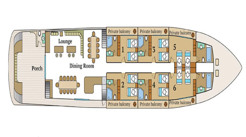 INFINITY DECK PLANS | Galapagos Cruise Boat | Galapagos Cruises