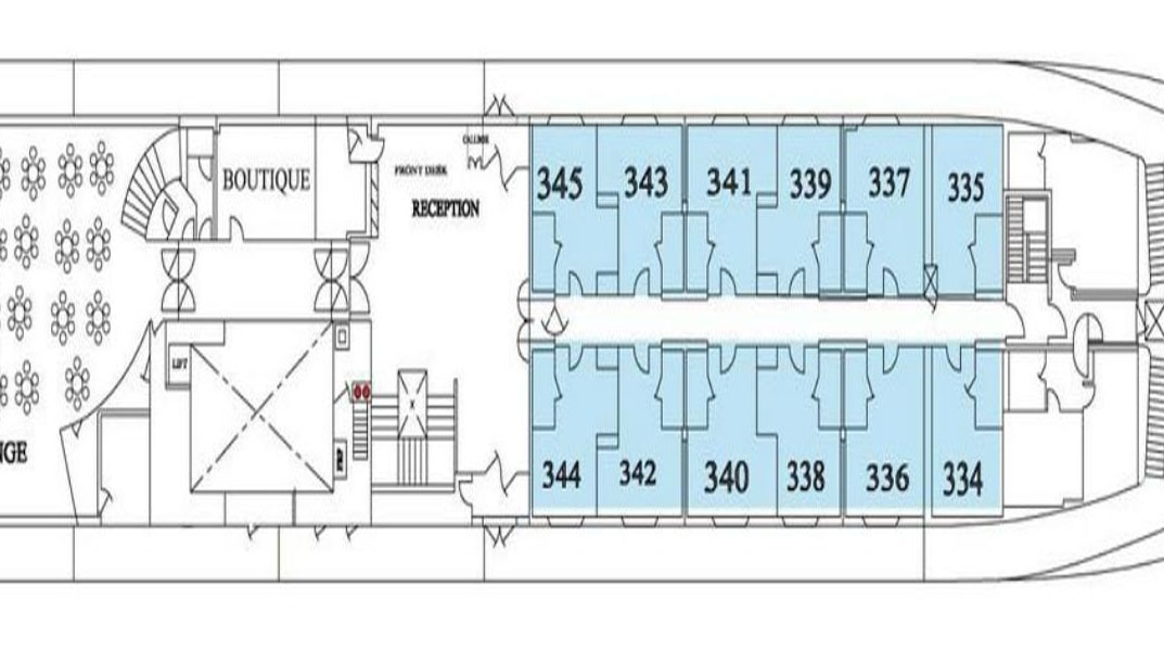 SILVER GALAPAGOS Deck 3 Deck plans