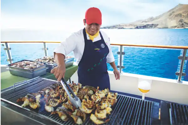 CELEBRITY XPEDITION Beagle Grill Galapagos cruises