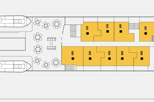 CELEBRITY XPEDITION deck 5 deck plans