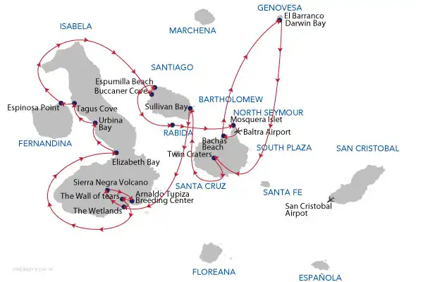 7 Night Endemic Itinerary A