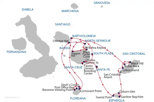 8-DAY:7-NIGHT - SOUTHERN GALAPAGOS CRUISE (B) - ENDEMIC copy