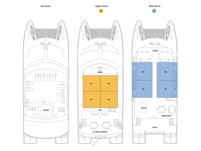 CELEBRITY Xploration Deck Plans small