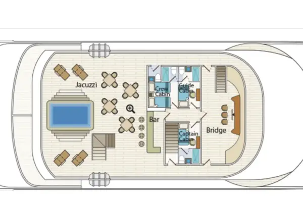 COMORANT II Deck Plans SUN DECK