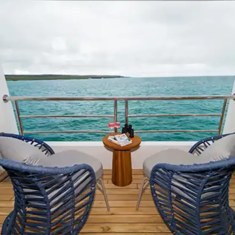 CORMORANT II cabins TWIN SUITE balcony view