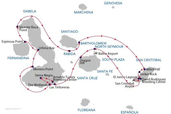 ELITE 7 NIGHT EASTERN & WESTERN CRUISE (A) map