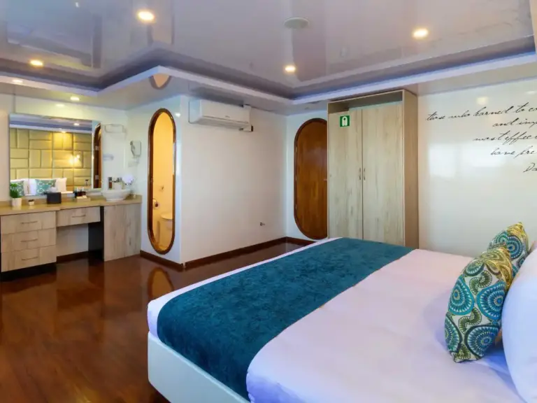 PETREL single cabin bed facing ensuite