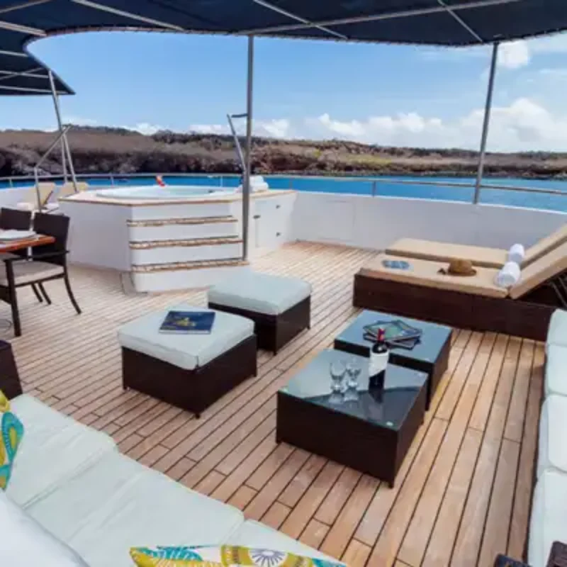 REINA SILVIA VOYAGER deck lounge area