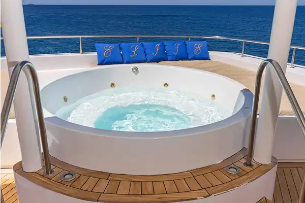 ELITE sky lounge spa on deck