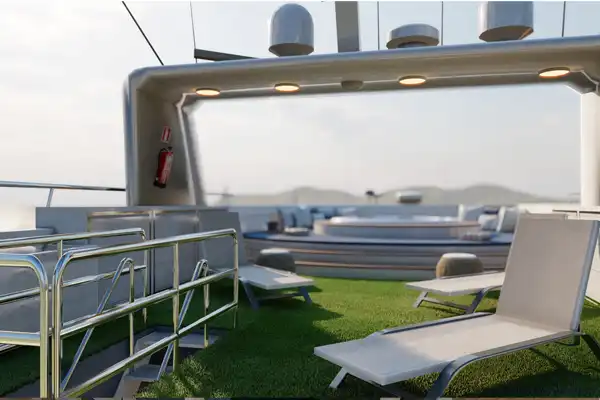 GALAXY DIVER upper deck lounge chairs