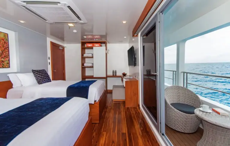 INFINITY YACHT standard double balcony view