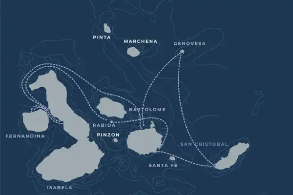 ORGIN map Itinerary 8 day B