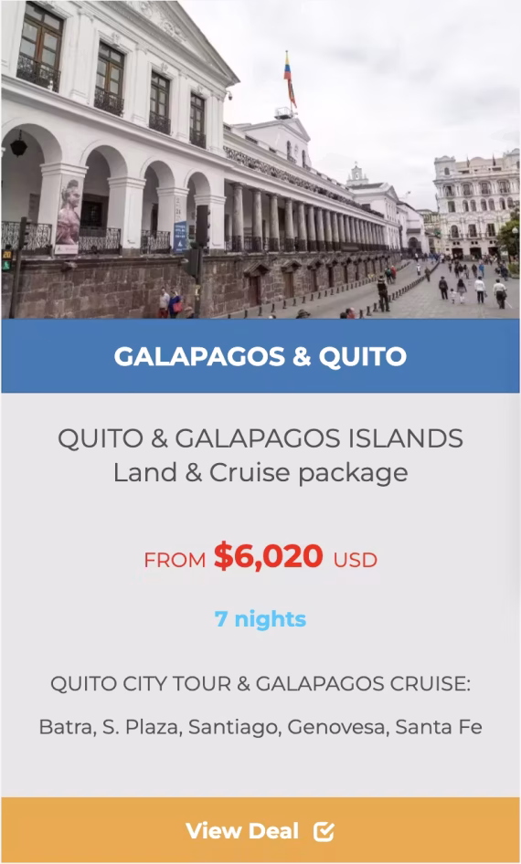 GALAPAGOS & QUITO TOUR deal image