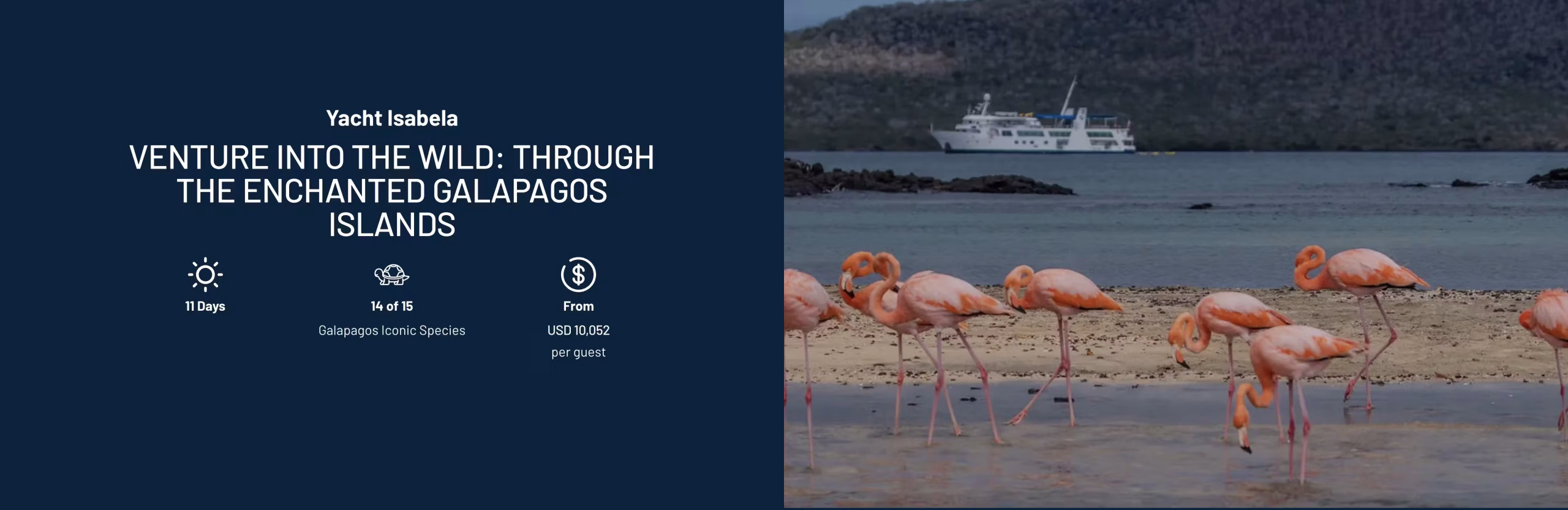 ISABELA II 11 Day Holiday Package