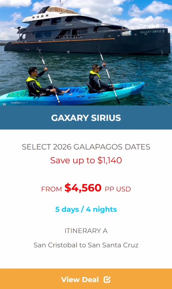 Galaxy Sirius Galapagos Cruise Deals 2026-thumbnail