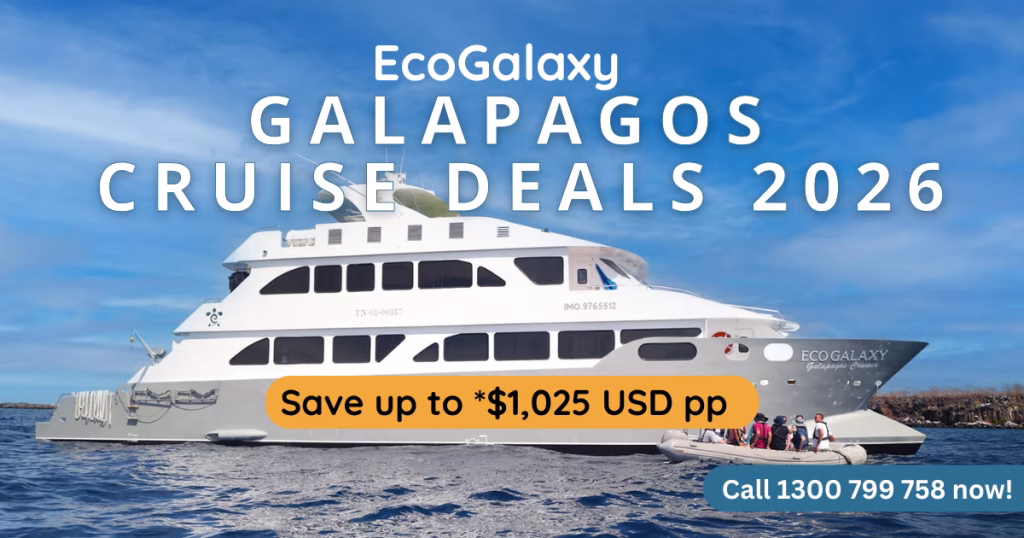 Save Over $1025 on EcoGalaxy Galápagos Cruise Deals for 2026