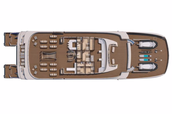 Hermes Galapaos Catamaran - Main Deck